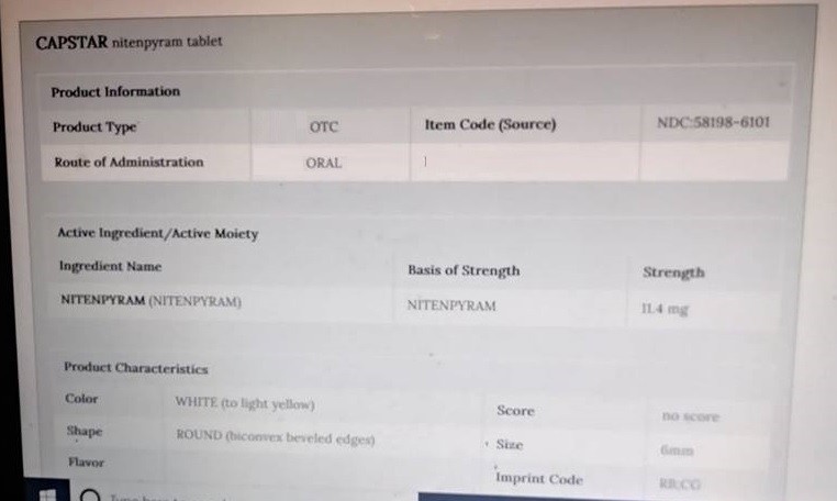 12 SM Equal To Capaction FleaCaps Capsules Flea Treatment OTC 2 FREE OFFER!