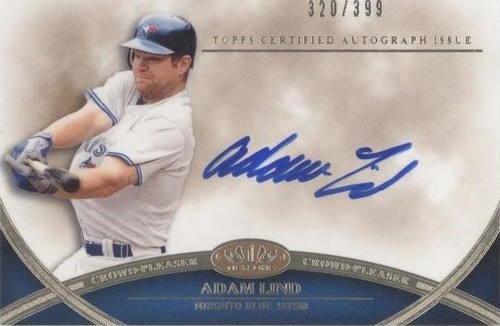 2012 Topps Tier One - Adam Lind #CPA-AL