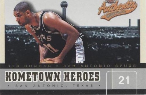 2002-03 Fleer Authentix - Tim Duncan #2 HH