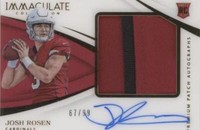 2018 Panini Immaculate Collection Josh Rosen #PR-JR
