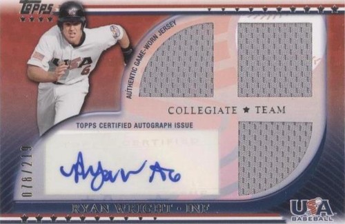 2010 Topps USA Baseball Team - Ryan Wright #USAAR-RW