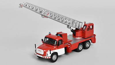 Lastwagen Miniatur Feuerwehrmann Tatra T148 Kranwagen - Schuco - 1/87
