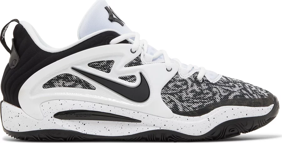 

Nike KD 15 TB Белые Черные Крапчатые Баскетбольные Кроссовки DO9826-100 Мужские 9, Белый, Nike KD 15