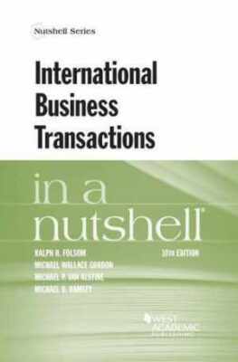 International Business Transactions - Paperback, by Folsom Ralph; Gordon - Good
