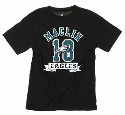 Футболка Outerstuff Youth NFL Philadelphia Eagles Jeremy Maclin #13, черная