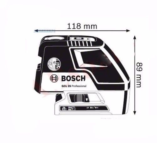 New Point Laser Bosch Gcl 25 Professional Tool 