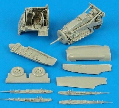 Aires Hobby 1/48 Seafire FR46/FR47 Détail Set pour Arx D 4338