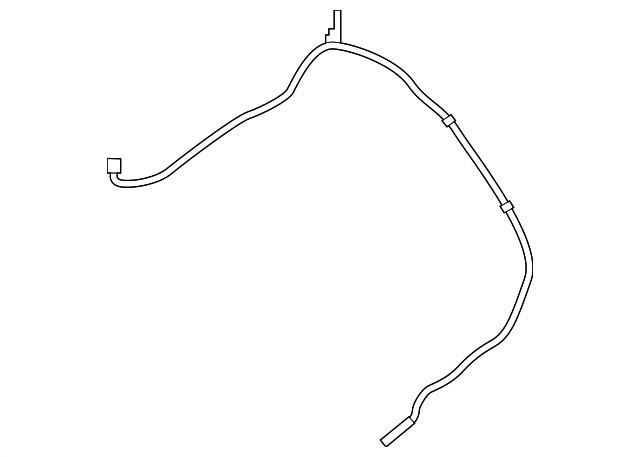Genuine Ford Connector Hose FB5Z-17A605-D