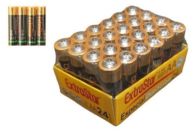 Confezione Set 24 Pile Batterie R06 AA Stilo Um-4 1.5V  sus