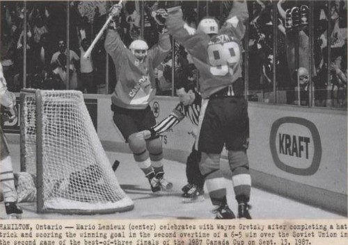 2011-12 Upper Deck Parkhurst Champions - Mario Lemieux Wayne Gretzky #102