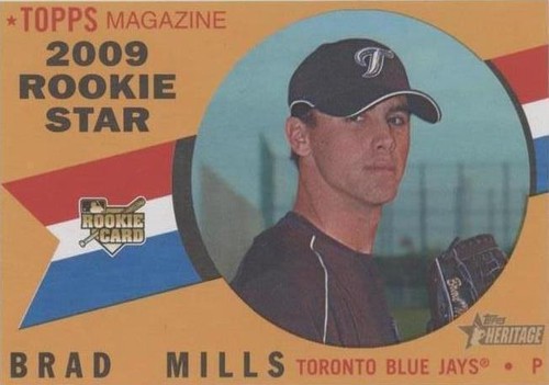 2009 Topps Heritage - Brad Mills #523