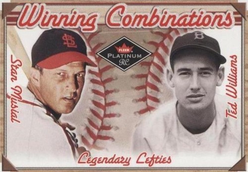 2001 Fleer Platinum - Stan Musial Ted Williams #13 WC
