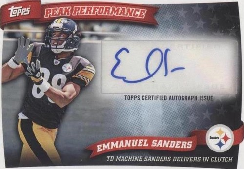 2010 Topps Emmanuel Sanders #PPA-ES