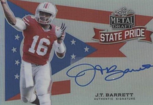 2018 Leaf Metal Draft J.T. Barrett #SP-JTB