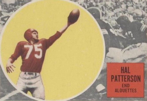 1960 Topps CFL Hal Patterson #46