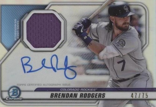 2020 Bowman Chrome - Brendan Rodgers #BCAR-BR