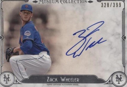 2014 Topps Museum Collection - Zack Wheeler #AA-ZW