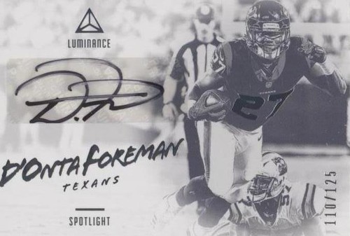 2018 Panini Luminance D'onta Foreman #SS-DF