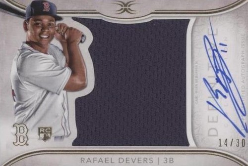 2018 Topps Definitive Collection - Rafael Devers #ARC-RD