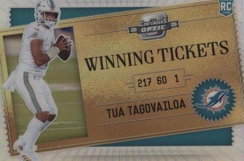 2020 Panini Contenders Optic Tua Tagovailoa #WT18