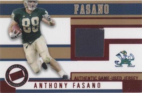 2006 Press Pass Anthony Fasano #JC/AF