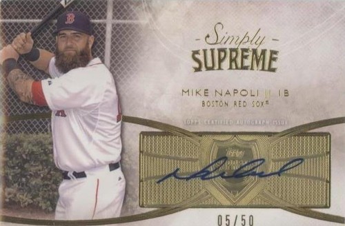 2014 Topps Supreme - Mike Napoli #SSU-MN