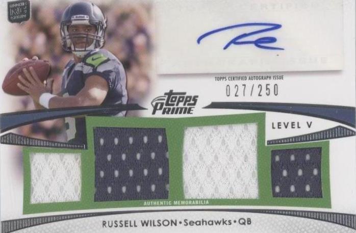 Topps Prime Russell Wilson 2012 #PV-RW