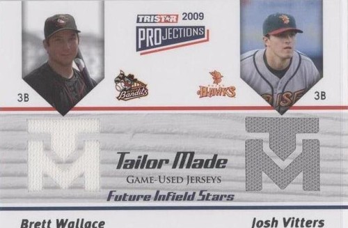 2009 TRISTAR PROjections - Brett Wallace Josh Vitters #TM-35