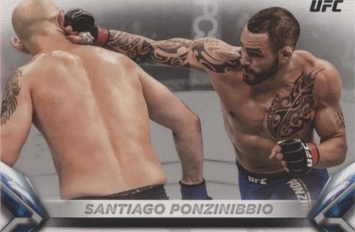 2018 Topps UFC Knockout - Santiago Ponzinibbio #95