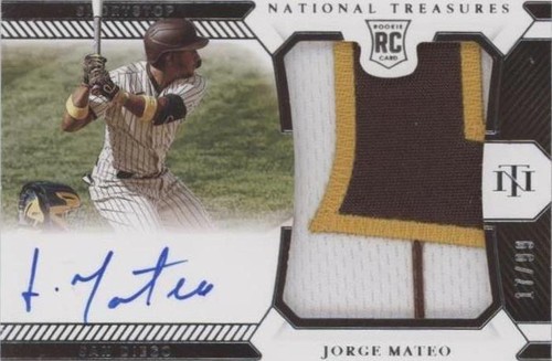 2021 Panini National Treasures - Jorge Mateo #182
