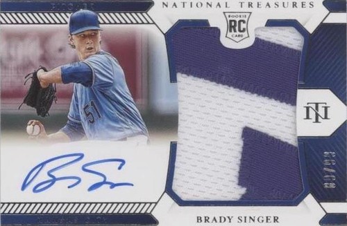 2021 Panini National Treasures - Brady Singer #192