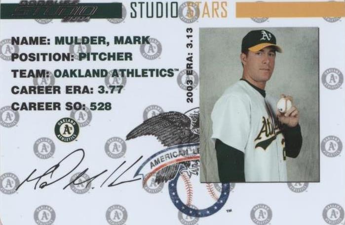 Donruss Studio 2004 - Mark Mulder #SS-34