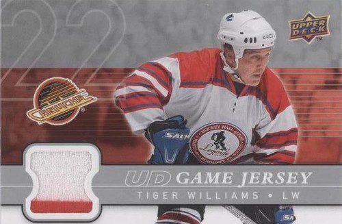 2008-09 Upper Deck - Tiger Williams #GJ2-TW