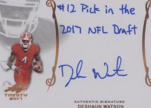 2017 Leaf Trinity Deshaun Watson #A-DW3