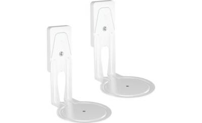 Sanus WSFME1 Fixed Speaker Wall Mount for Sonos Era 100 - Pair (White)