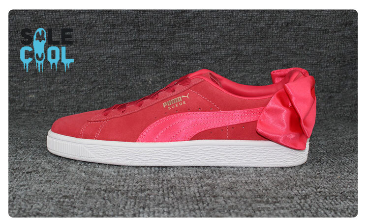 PUMA Suede BOW Red Sneaker Shoes 367316-02 | eBay