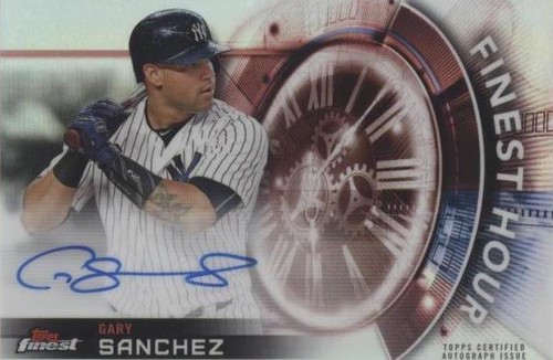 2018 Topps Finest - Gary Sanchez #FHA-GS