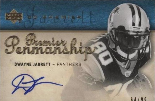 2007 UD Premier Dwayne Jarrett #PP-DJ