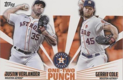 2023 Topps Series 1 - Gerrit Cole Justin Verlander #12P-18