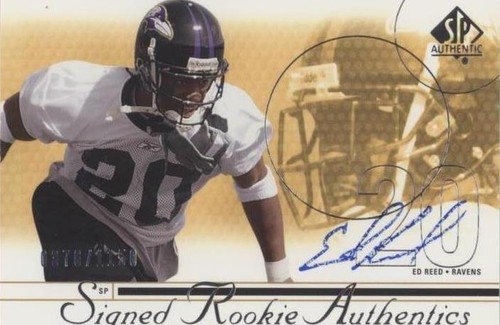 2002 SP Authentic Ed Reed #195