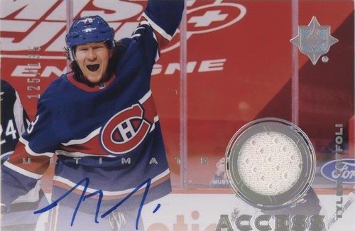 2020-21 Upper Deck Ultimate Collection - Tyler Toffoli #UAA-TO