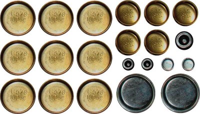 Mopar 273-360 Milodon Brass Freeze Plug Set