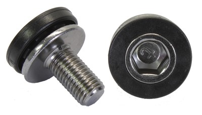 SUNLITE HEX HEAD 8MM BOTTOM BRACKAT AXLE BOLTS W// PLASTIC COLLAR