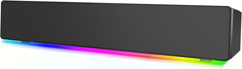 Cerbiut Computer Speaker Sound Bar - Wired & Wireless Bluetooth 5.0 Surround Bas