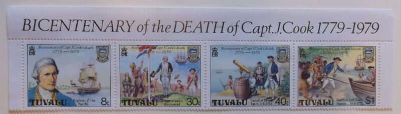 Tuvalu Stamp 114-17a  Mnh Capt. Cook Topical Full Set
