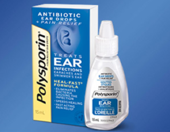 Купить Ушные капли 2 PACK Polysporin Antibiotic Pain Relief Ear Drops ...