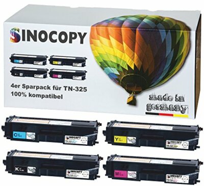 Toner SinoCopy Brother Erstaz Tinte Drucker Büro cyan magenta gelb ohne schwarz