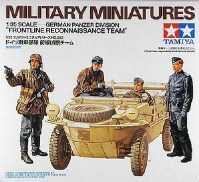 4 Recon Figures for Schwimmwagen 1/35 Military Model Kit Tamiya 35253