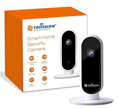TriVision Security Camera with Free Cloud and SD Card Dual Storage Options Ni...