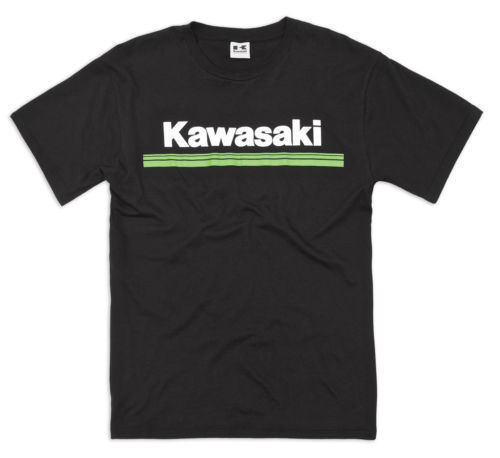 チームTシャツ Kawasaki カワサキ 半袖Tシャツ EU Mサイズ ブラック ライム